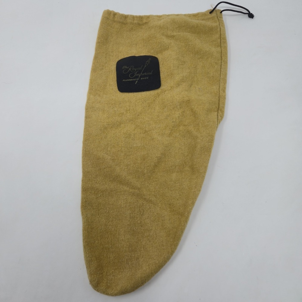 Vintage‎ Florsheim Royal Imperial Shoe Dust Bag - Made in Italy - Biraghi Macchi